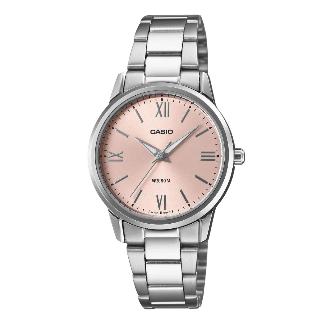 Casio Rose Gold Dial Ladies Watch - LTP-1303DD-4AVDF