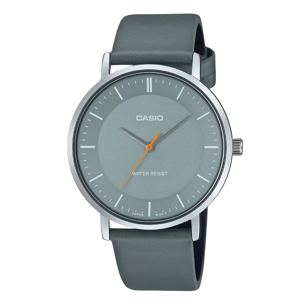 Casio Grey Dial Gents Watch - MTP-VT04L-8EDF