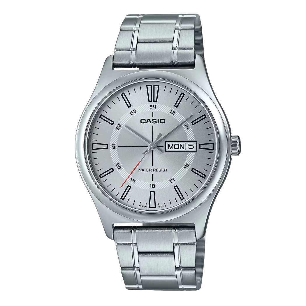 Casio Silver Dial Gents Watch - MTP-V006D-7CUDF