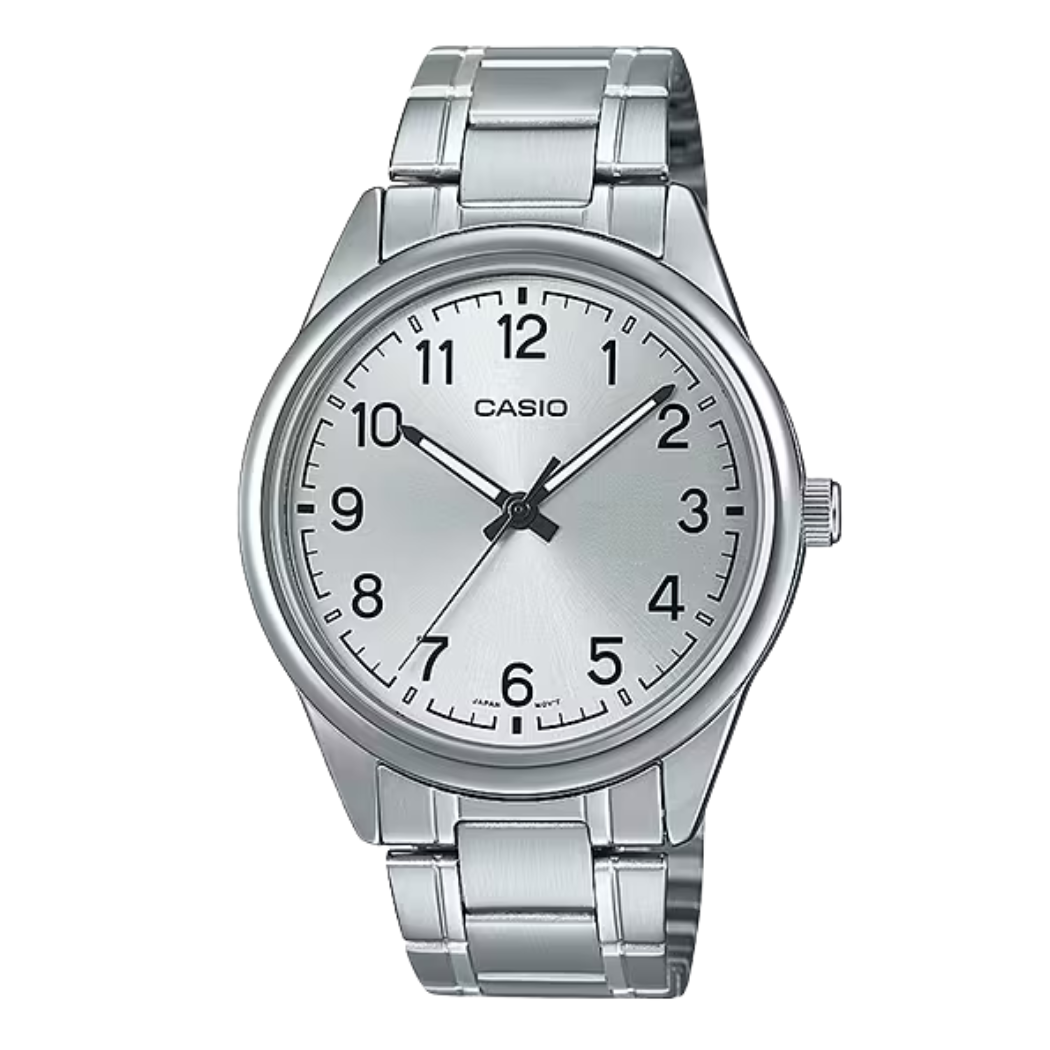 Casio Silver Dial Gents Watch - MTP-V005D-7B4UDF