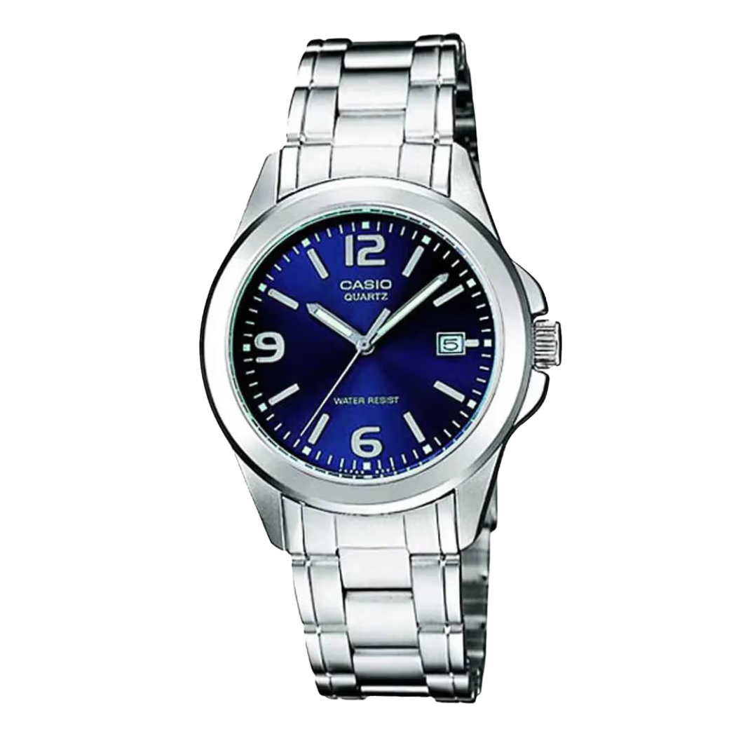 Casio Blue Dial Ladies Watch - LTP-1215A-2ADF