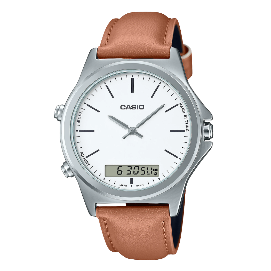 Casio White Dial Gents Watch - MTP-VC01L-2EUDF