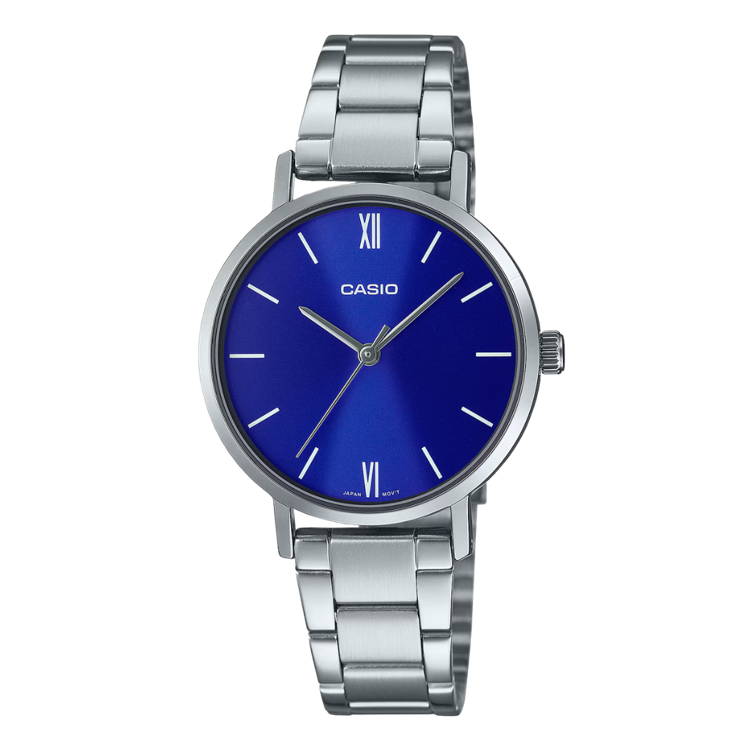 Casio Blue Dial Ladies Watch - LTP-VT02D-2AUDF