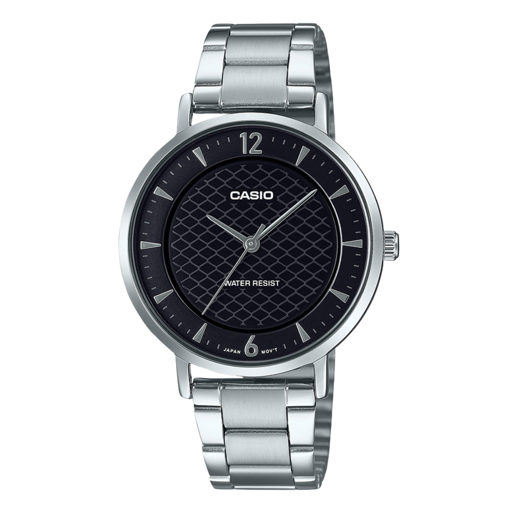 Casio Black Dial Ladies Watch - LTP-VT04D-1ADF