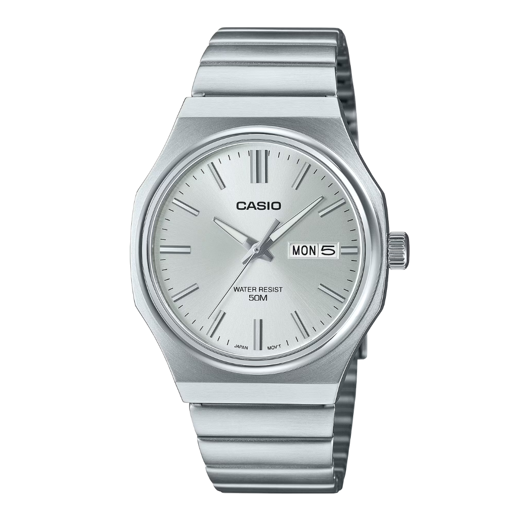 Casio Silver Dial Gents Watch - MTP-E735D-7AVDF
