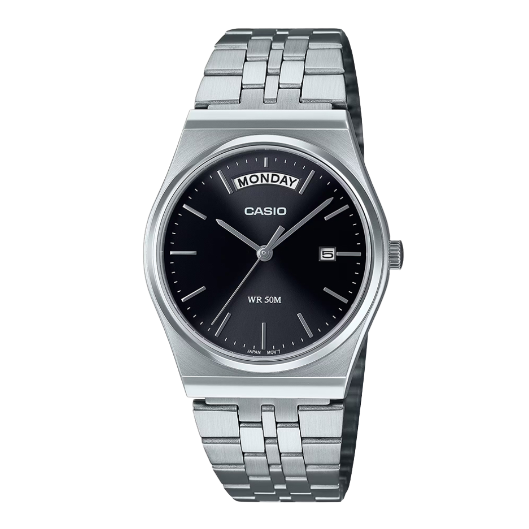 Casio Black Dial Gents Watch - MTP-B146D-1AVDF