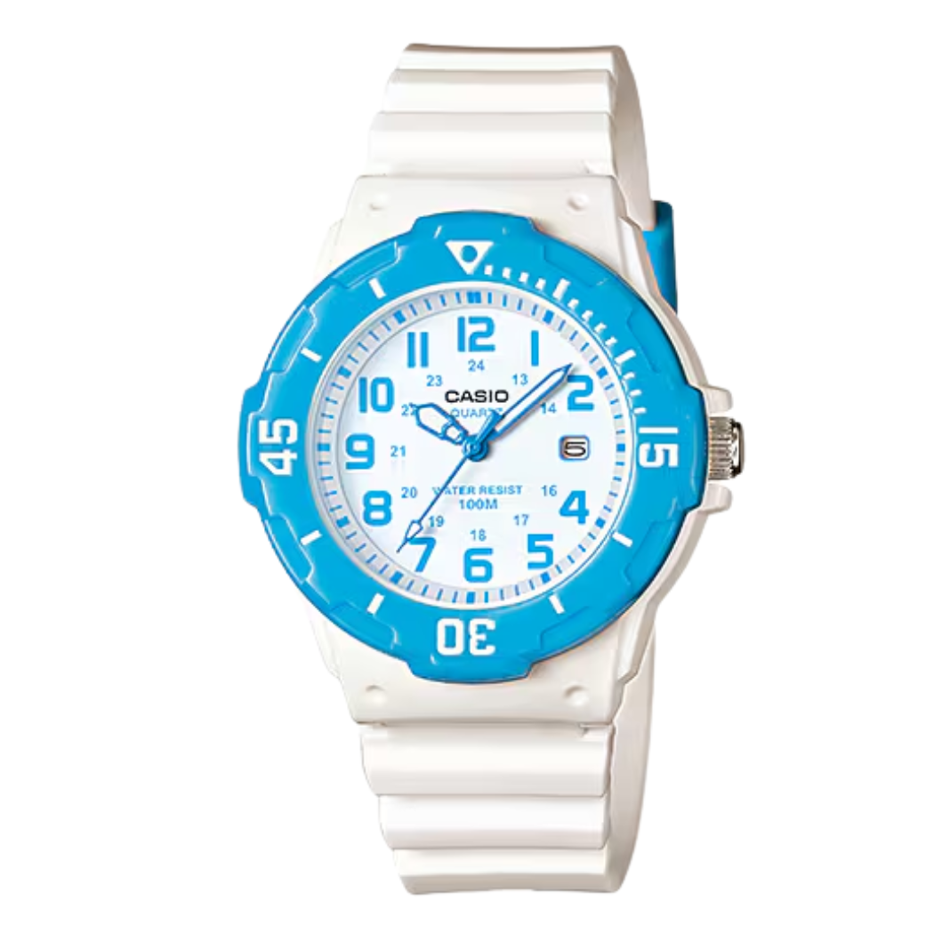 Casio White Dial Ladies Watch - LRW-200H-2BVDF