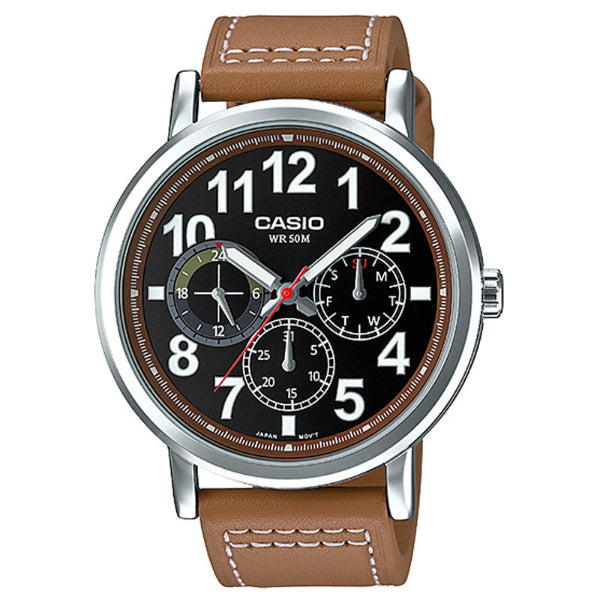 Casio Black Dial Gents Watch - MTP-E309L-5AVDF