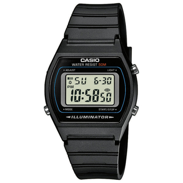 Casio Illuminator Black Dial Gents Watch - W-202-1AVDF