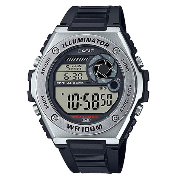 Casio Grey Dial Gents Watch - MWD-100H-1AVDF