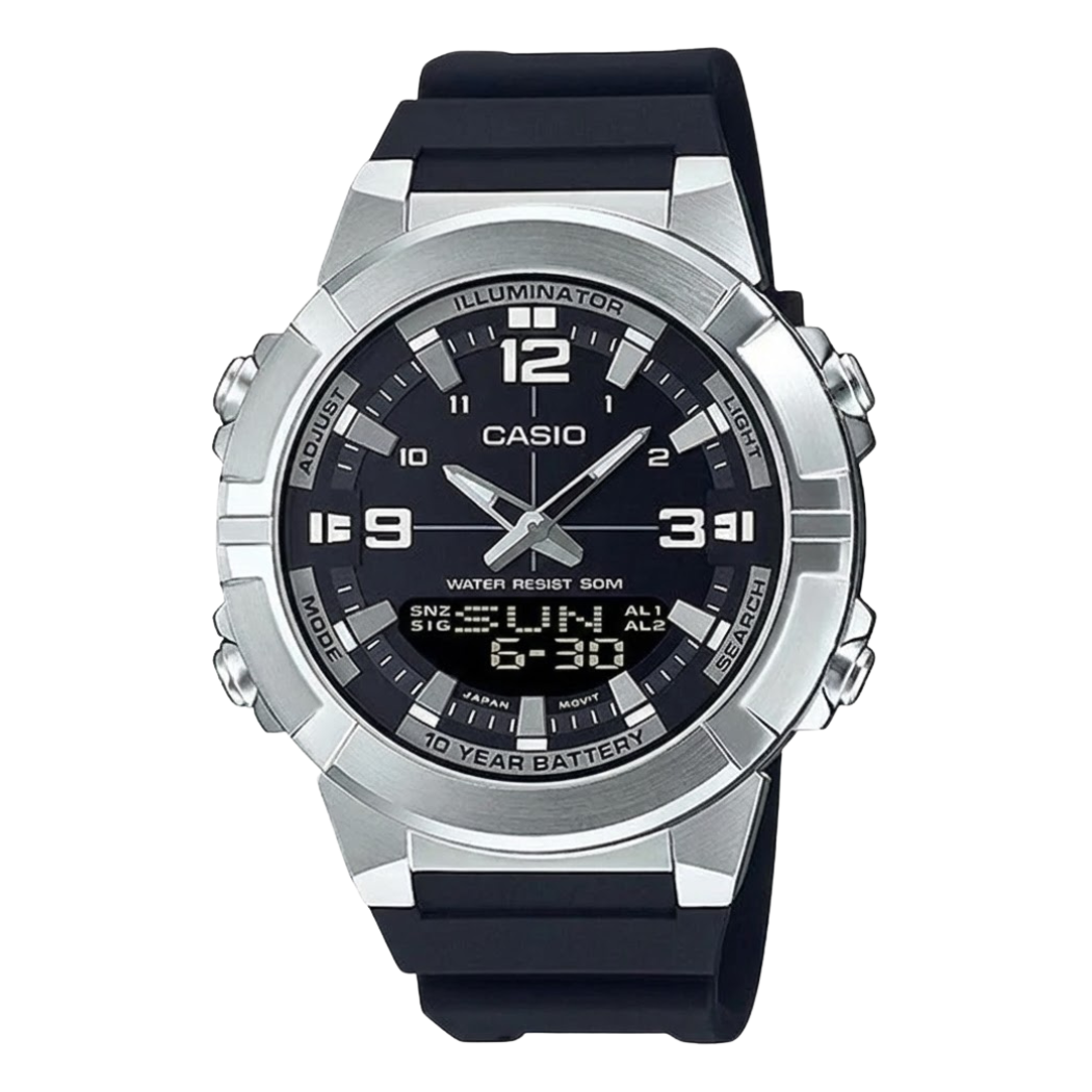 Casio Black Dial Gents Watch - AMW-870-1AVDF