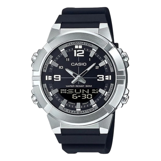 Casio Black Dial Gents Watch - AMW-870-1AVDF