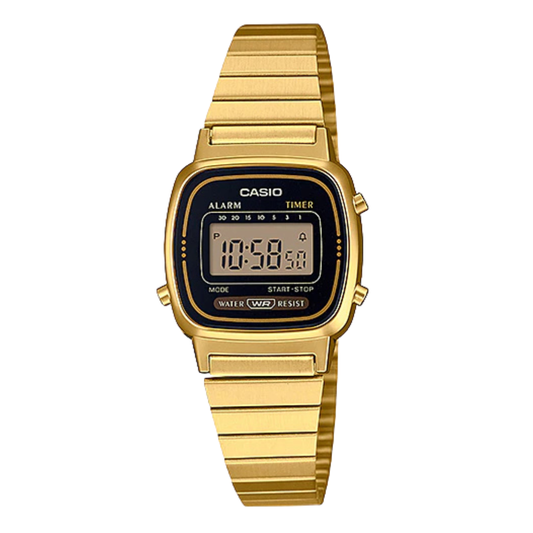 Casio Black Dial Ladies Watch - LA-670WGA-1DF