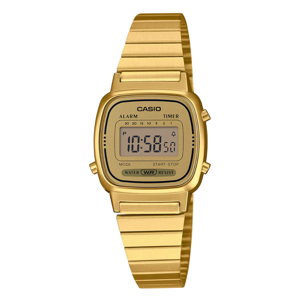 Casio Gold Dial Ladies Watch - LA-670WGA-9DF