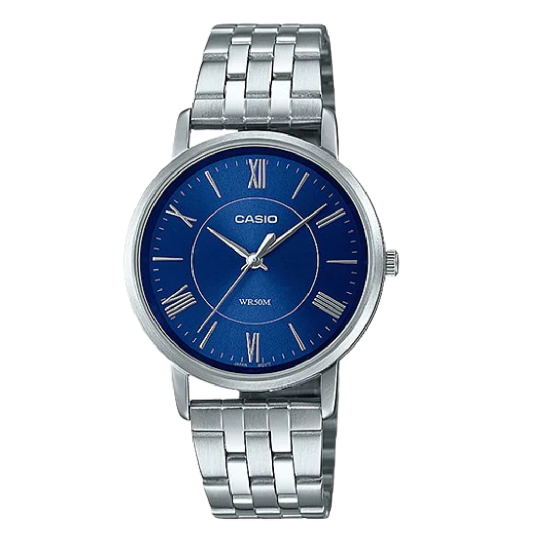 Casio Blue Dial Ladies Watch - LTP-B110D-2AVDF