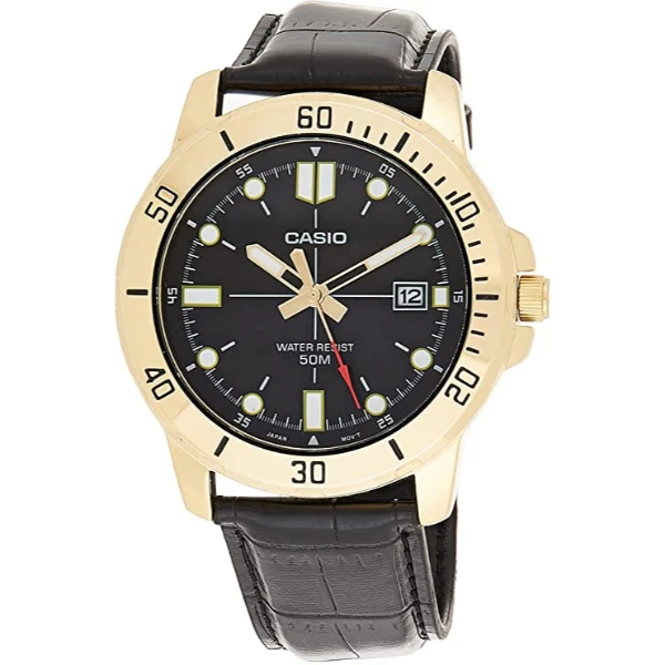 Casio Black Dial Gents Watch - MTP-VD01GL-1EVUDF