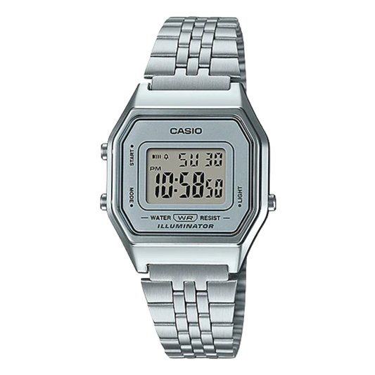 Casio Silver Dial Unisex Watch - LA-680WA-7DF