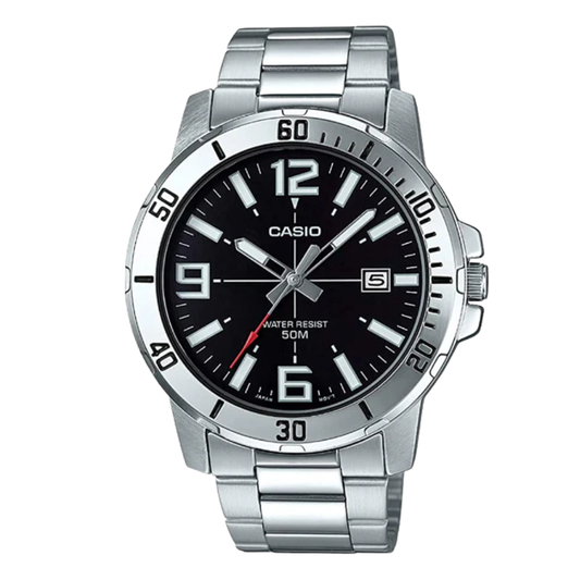 Casio Black Dial Gents Watch - MTP-VD01D-1BVUDF