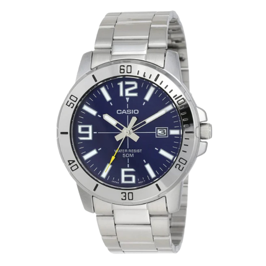 Casio Blue Dial Gents Watch - MTP-VD01D-2BVUDF