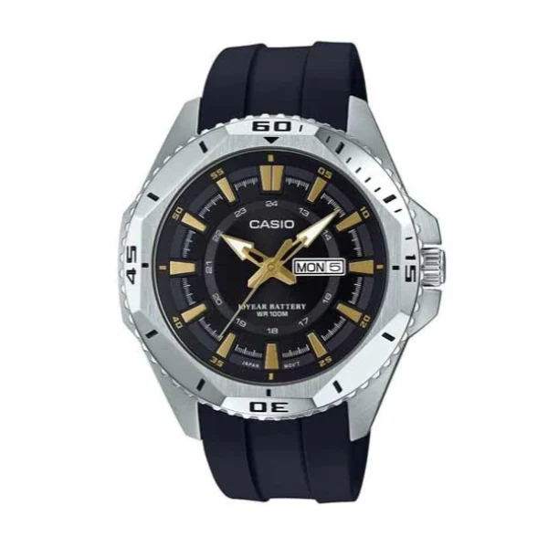 Casio Black Dial Gents Watch - MTD-1085-1AVDF