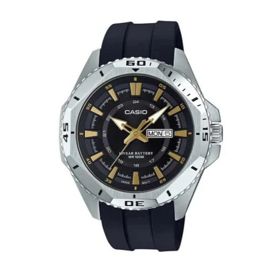 Casio Black Dial Gents Watch - MTD-1085-1AVDF