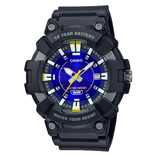 Casio Blue Dial Gents Watch - MW-610H-2AVDF