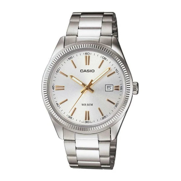 Casio White Dial Gents Watch - MTP-1302D-7A2VDF