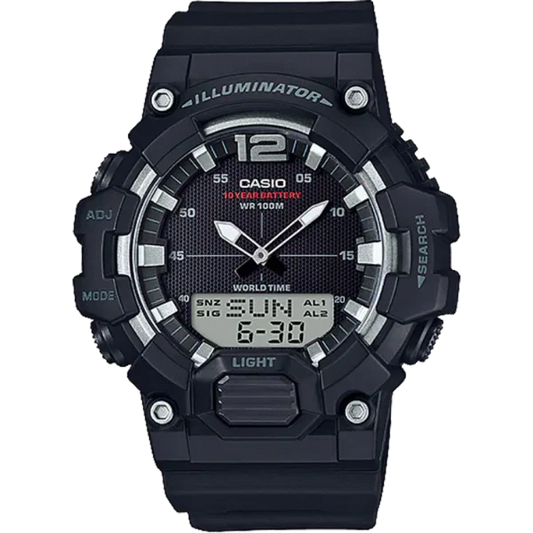 Casio Black Dial Gents Watch - HDC-700-1AVDF