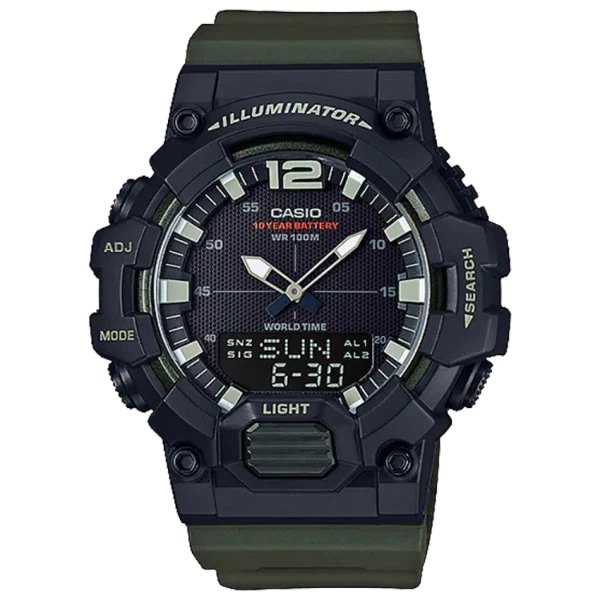Casio Black Dial Gents Watch - HDC-700-3AVDF