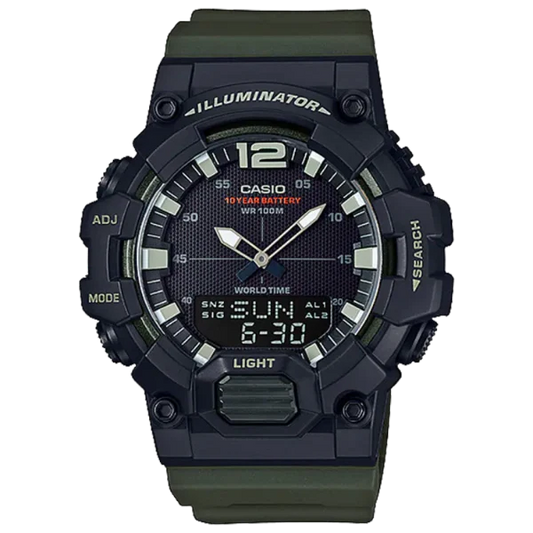Casio Black Dial Gents Watch - HDC-700-3AVDF