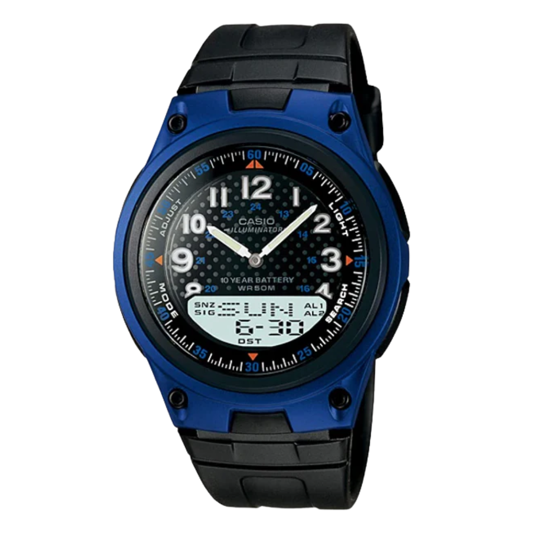 Casio Grey Dial Gents Watch - AW-80-2BVDF