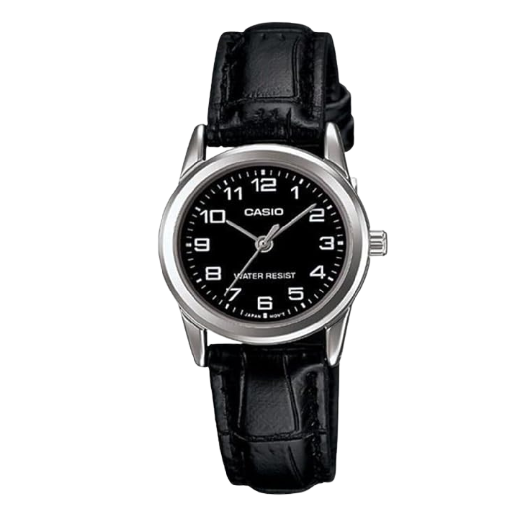Casio Black Dial Ladies Watch - LTP-V001L-1BUDF