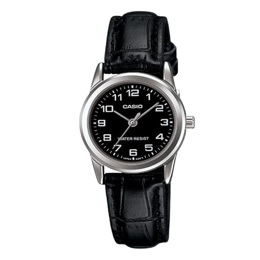 Casio Black Dial Ladies Watch - LTP-V001L-1BUDF