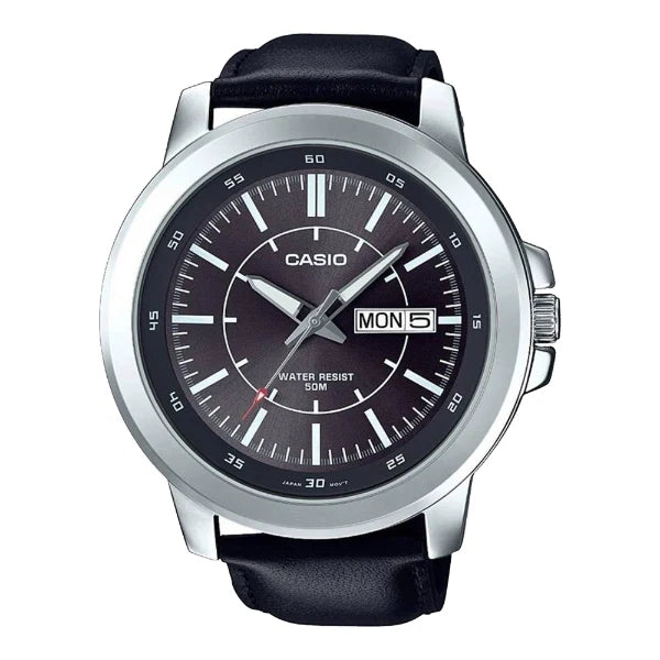 Casio Black Dial Gents Watch - MTP-X100L-8EVDF