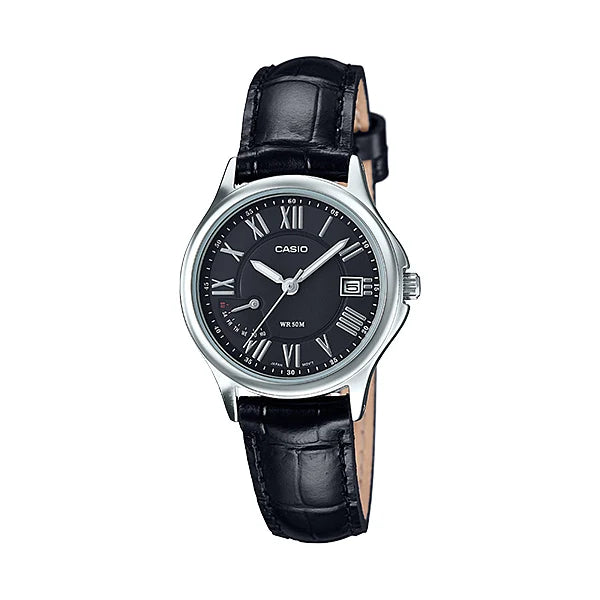 Casio Black Dial Ladies Watch - LTP-E116L-1AVDF