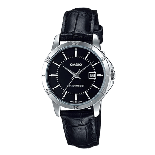 Casio Black Dial Ladies Watch - LTP-V004L-1AUDF