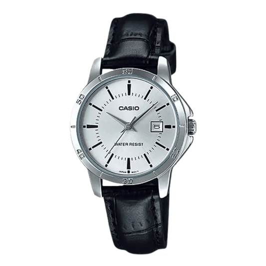 Casio Silver Dial Ladies Watch - LTP-V004L-7AUDF