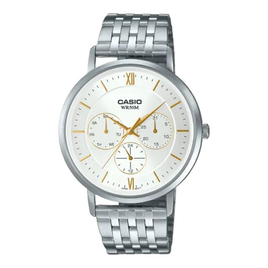 Casio Silver Dial Gents Watch - MTP-B300D-7AVDF