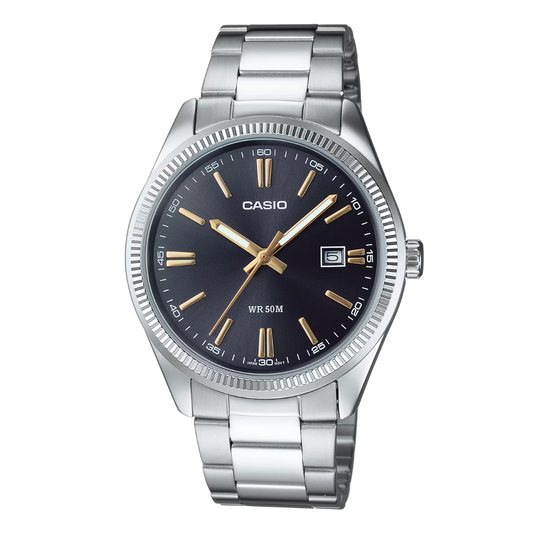 Casio Black Dial Gents Watch - MTP-1302D-1A2VDF