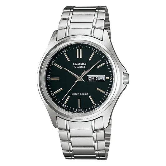 Casio Black Dial Gents Watch - MTP-1239D-1ADF