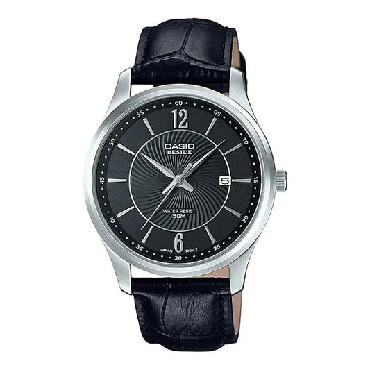 Casio Black Dial Gents Watch - BEM-151L-1AVDF