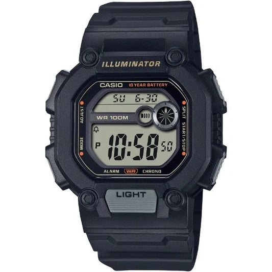 Casio Illuminator Grey Dial Unisex Watch - W-737HX-1AVDF