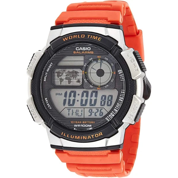 Casio Illuminator Black Dial Gents Watch - AE-1000W-4BVDF