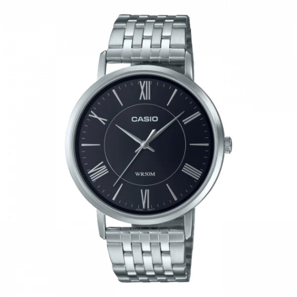 Casio Black Dial Gents Watch - MTP-B110D-1AVDF