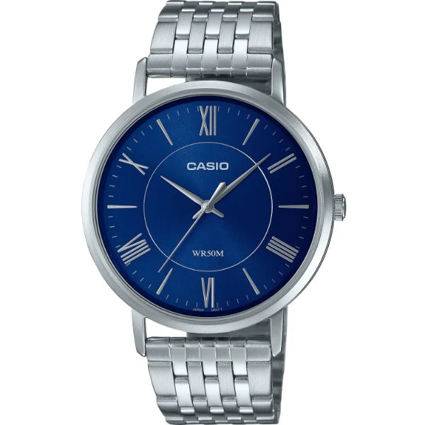 Casio Blue Dial Gents Watch - MTP-B110D-2AVDF