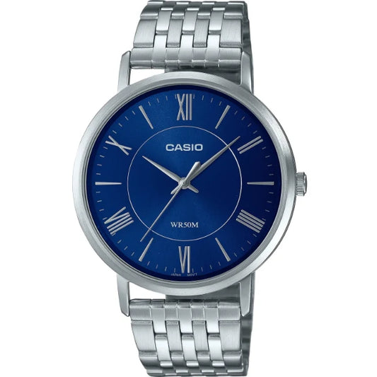 Casio Blue Dial Gents Watch - MTP-B110D-2AVDF