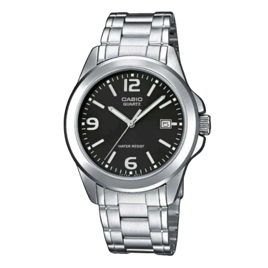 Casio Black Dial Gents Watch - MTP-1215A-1ADF