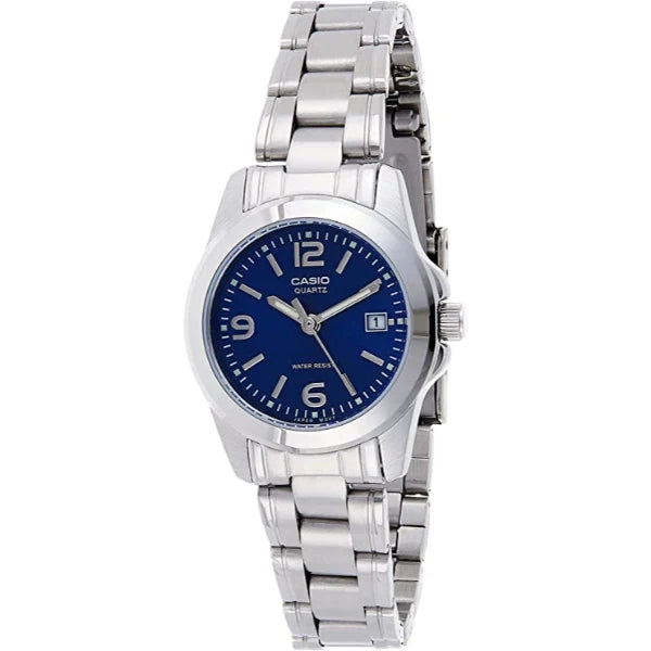 Casio Blue Dial Gents Watch - MTP-1215A-2ADF