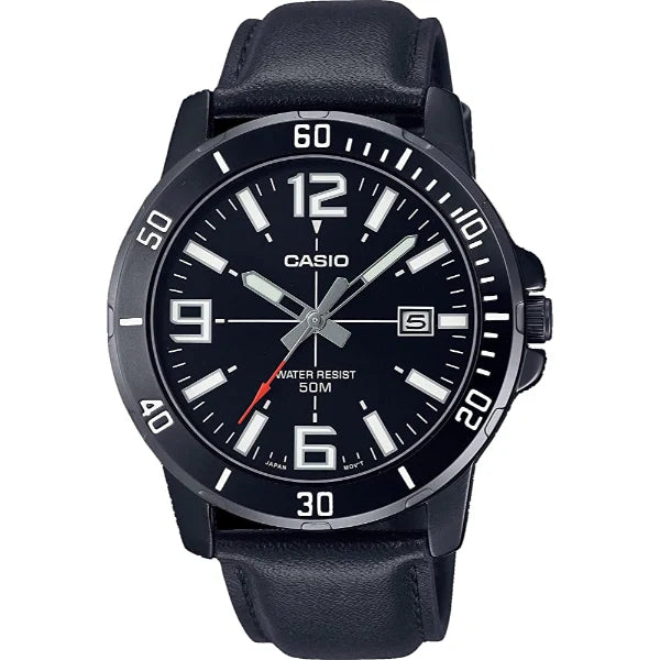 Casio Black Dial Gents Watch - MTP-VD01BL-1BVUDF