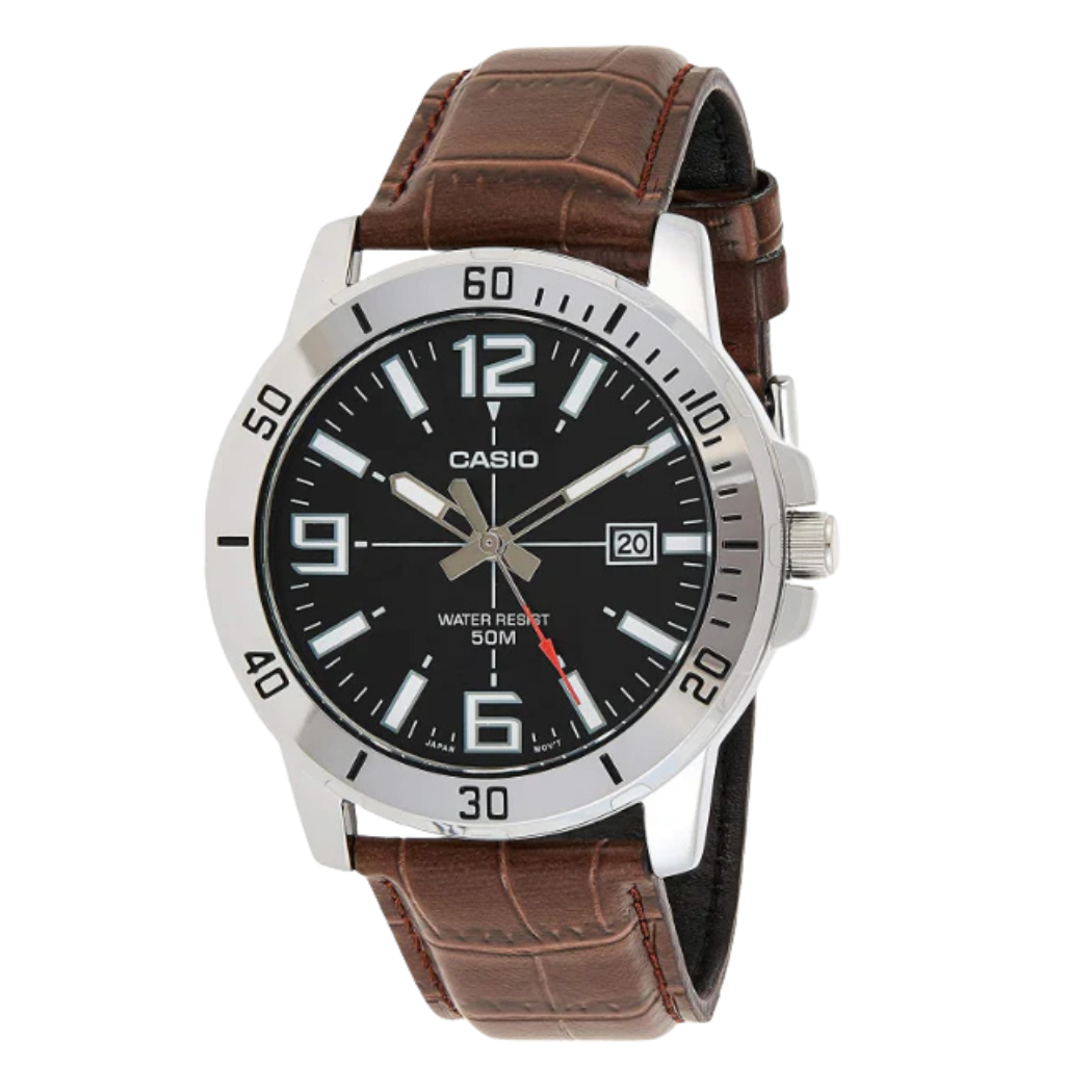 Casio Black Dial Gents Watch - MTP-VD01L-1BVUDF